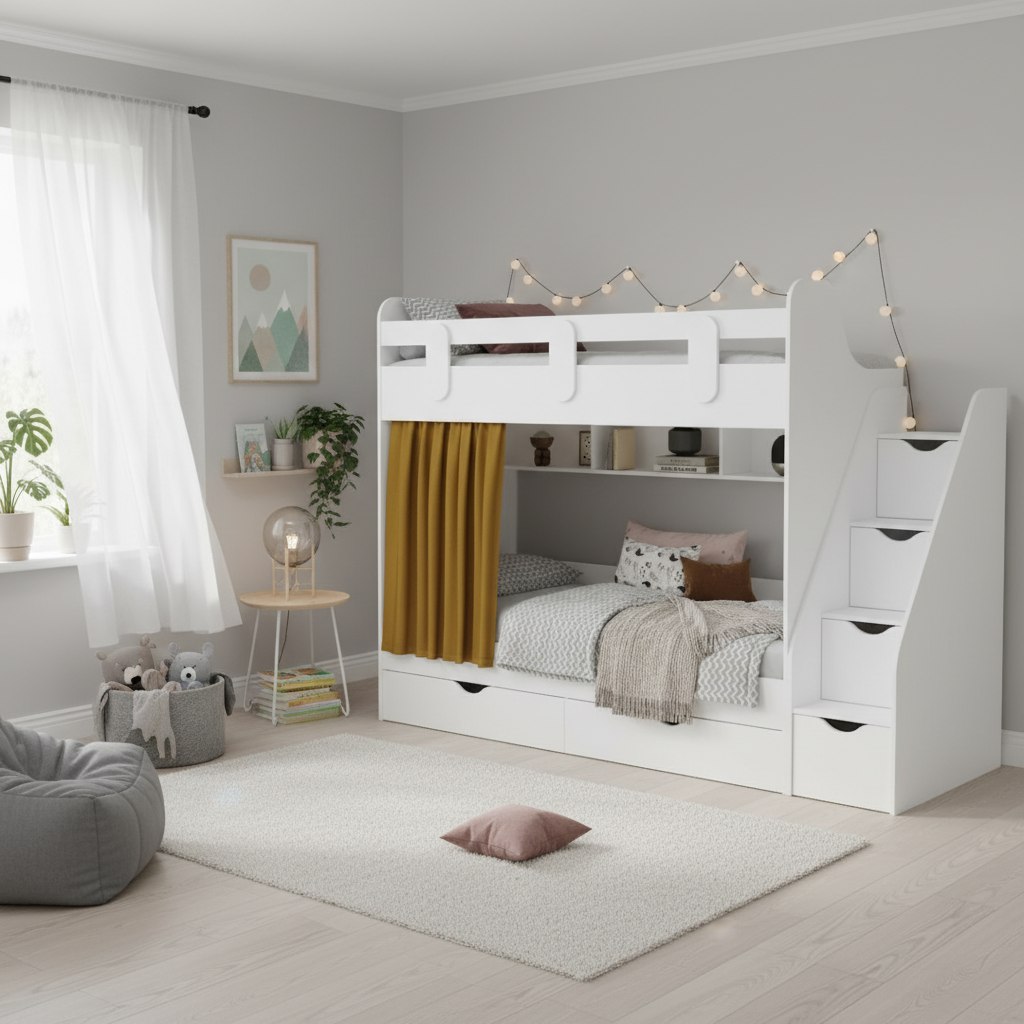 Двухъярусная кровать Фортуна (размеры и цвета разные)