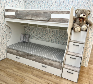 Двухъярусная кровать Гранд 190х90