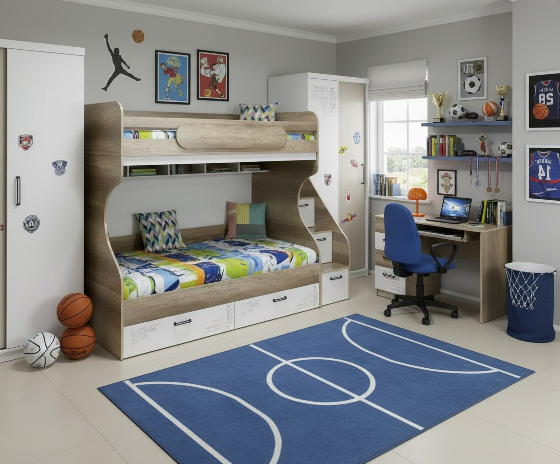 Двухъярусная кровать коллекции Твой Стиль New 190х90