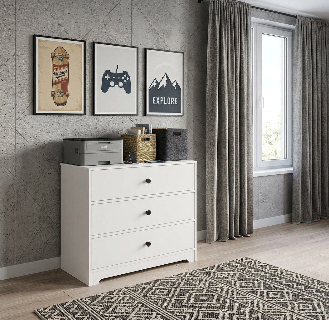 Комод коллекции Норд (с доводчиками)