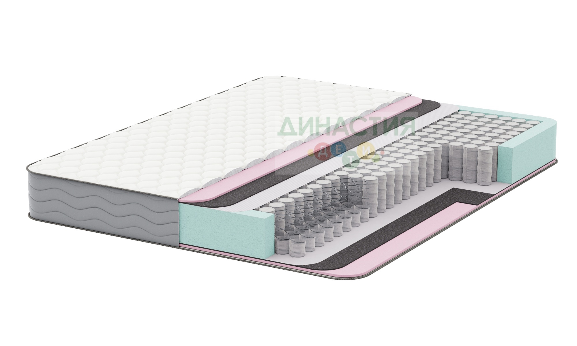 Матрас пружинный 90х200 Сильвер-3. Высота 20 см.