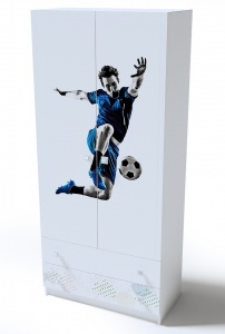 Шкаф коллекции Футбол (с принтом)