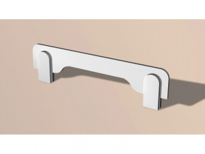 Бортик (цвет белый) длина 100 см