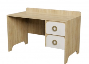 Стол Юни ширина 1000 (дуб сонома+белый)