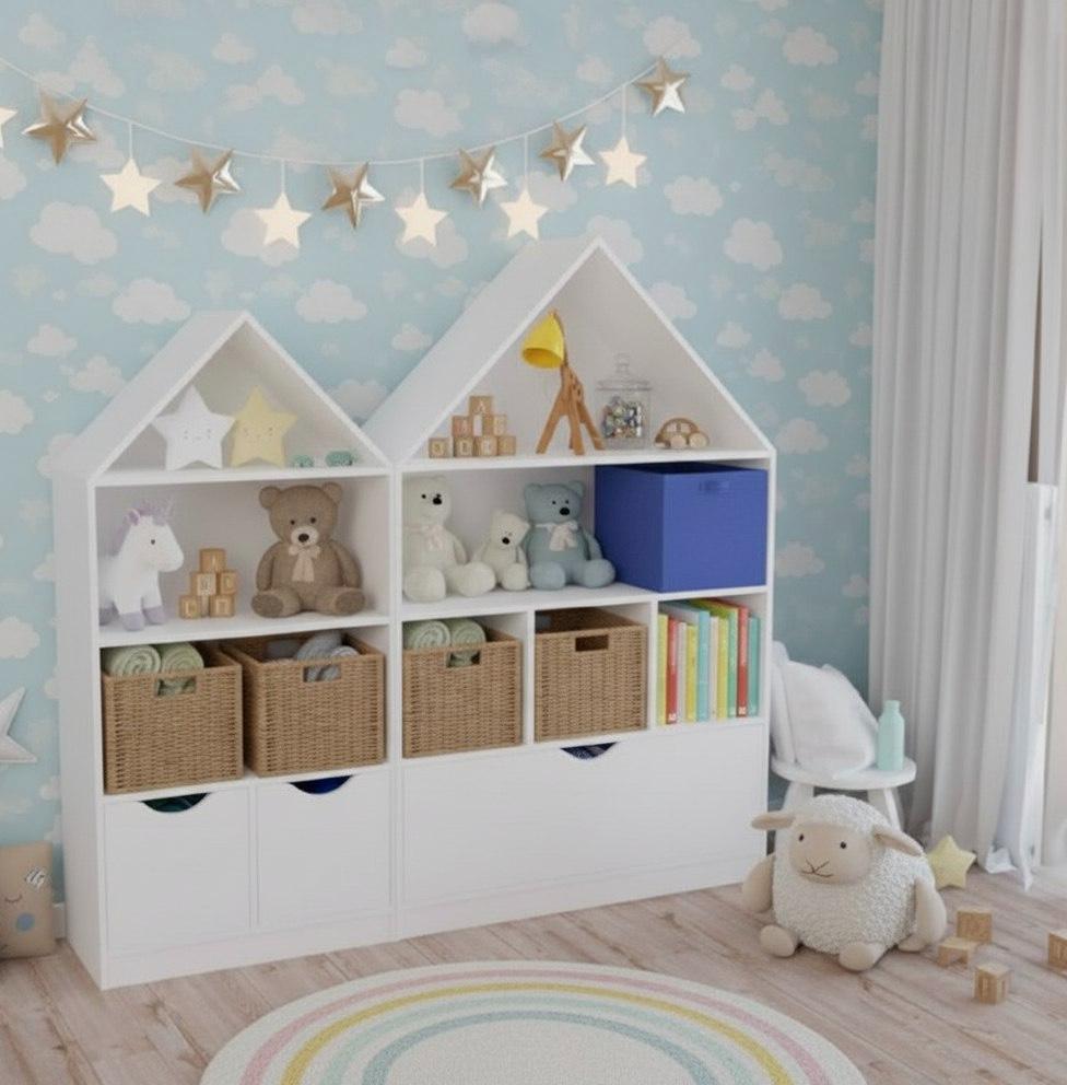 Стеллажи Домик 1 + Домик 3