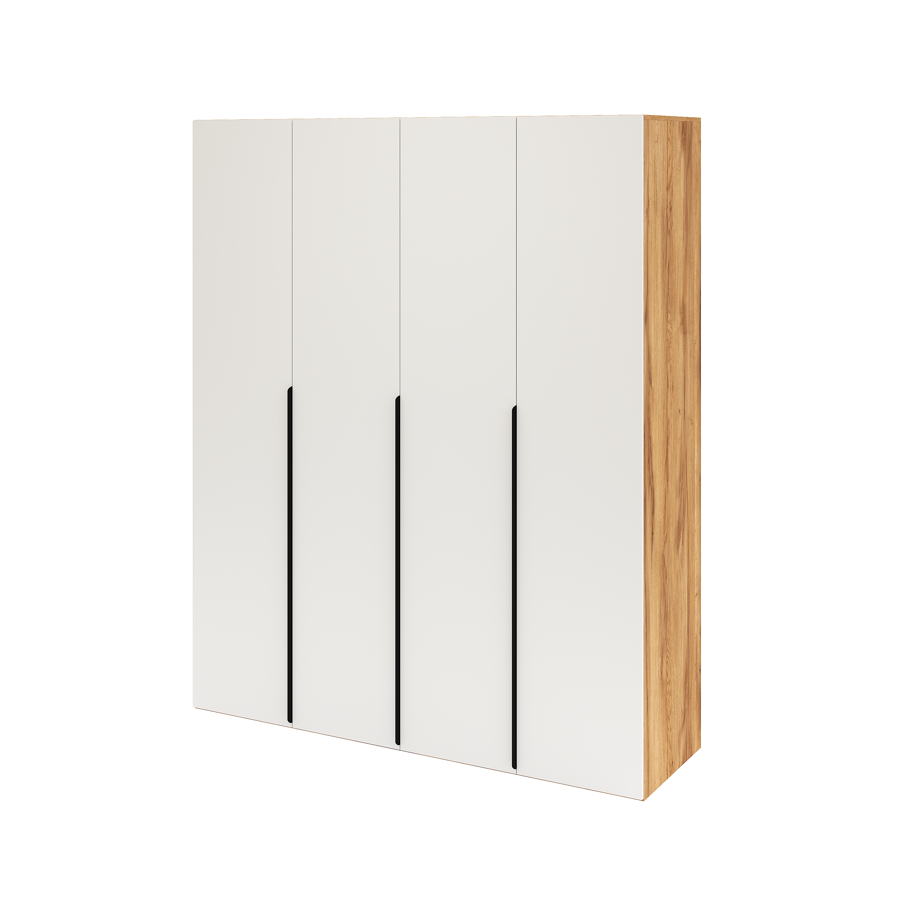 Шкаф 4-х дверный коллекции Брайт Золотистый