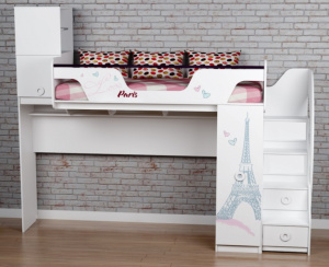 Кровать-чердак 190х80 Модница 4 New (правая/левая)