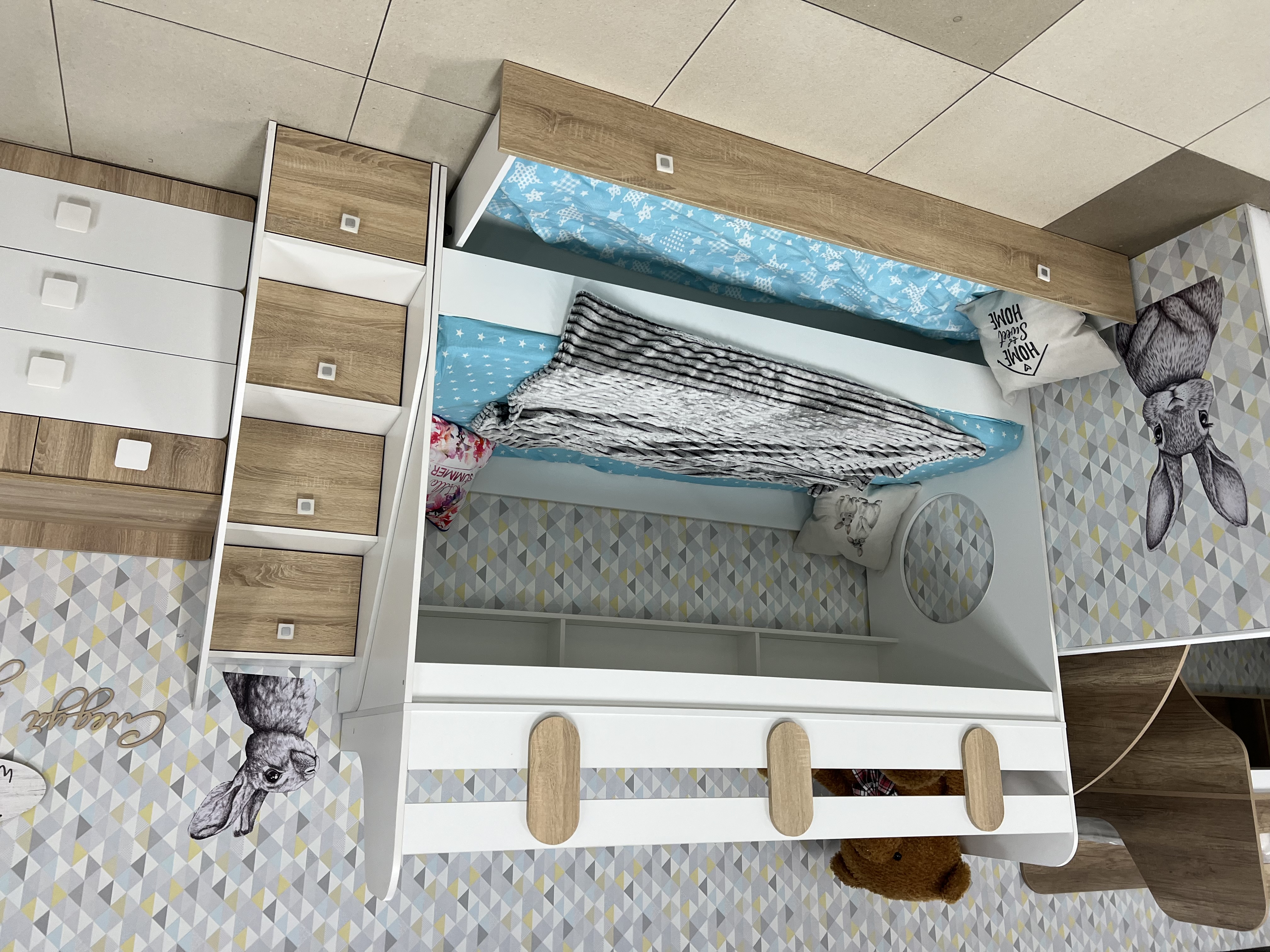 Кровать трехъярусная Фортуна-3 