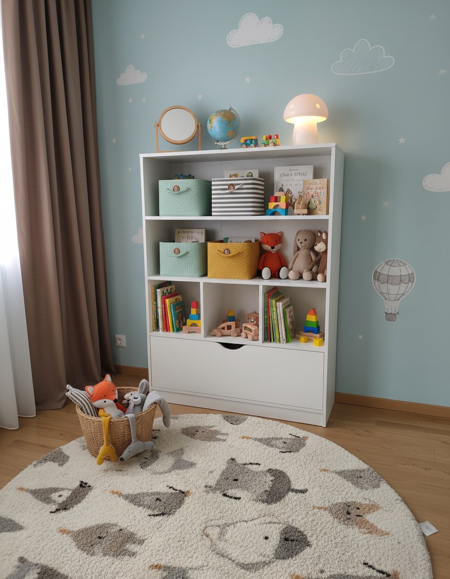 Стеллаж детский Уют-4