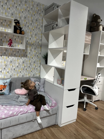 Стеллаж-перегородка для зонирования 1000 мм от Династия Kids