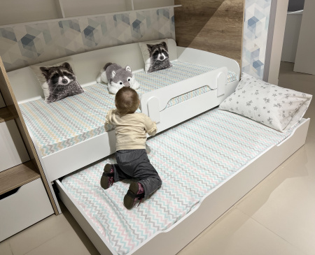 Кровать-чердак Лайт Лофт + кровать Двушка 190х90 от Династия Kids