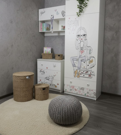 Шкаф гардеробный коллекции Анита  от Династия Kids