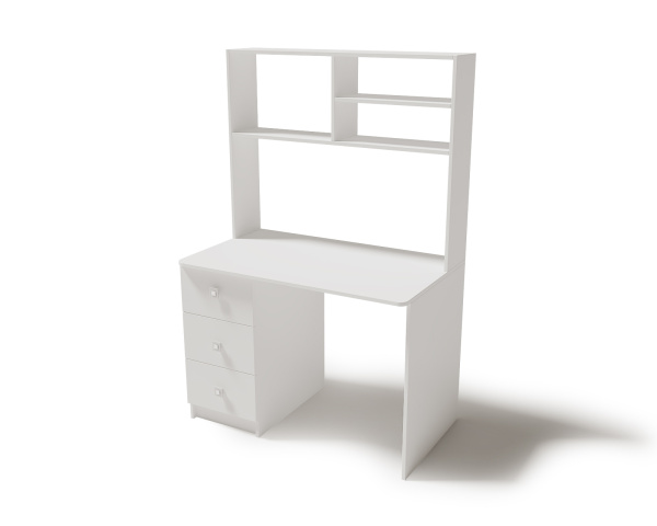 Стол Умка с надстройкой 1000 мм (цвет белый) от Династия Kids