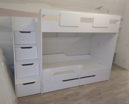 Кровать коллекции Мозаика-2 (правая/левая) 190х90 (распродажа)