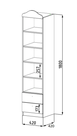 Пенал коллекции Жемчужина от Династия Kids