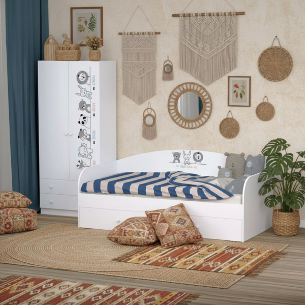 Комплект коллекции Хэппи: кровать 180х80 + шкаф