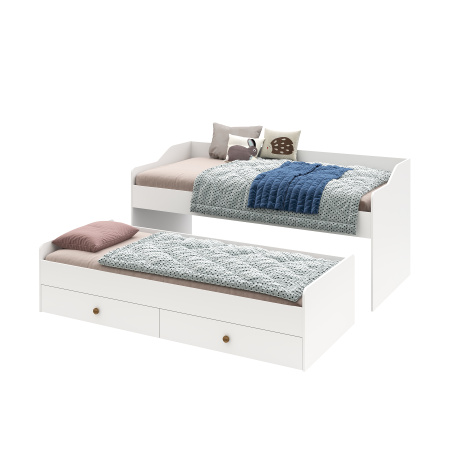 Двухъярусная выдвижная кровать Портал 200х90 + 190х80  от Династия Kids