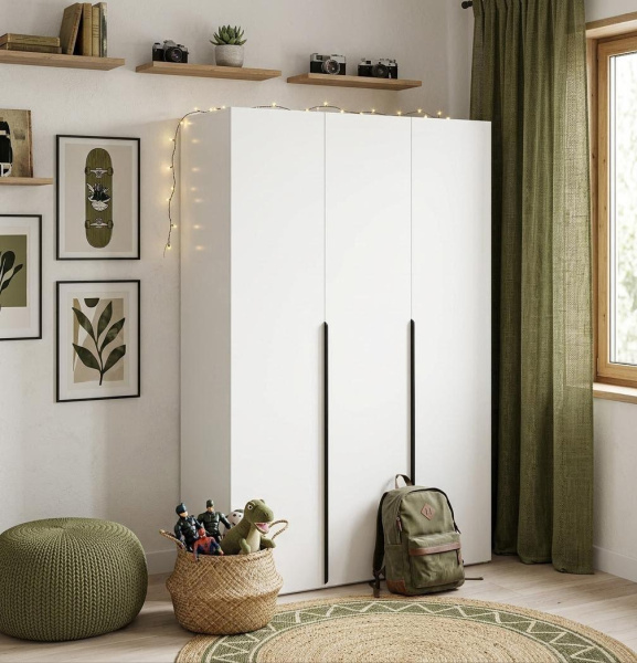 Шкаф 3-х дверный коллекции Брайт  от Династия Kids