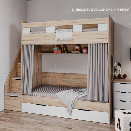 Двухъярусная кровать Твинс 190х90 от Династия Kids