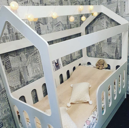 Кровать домик Теремок 160х80 (без ящика) от Династия Kids