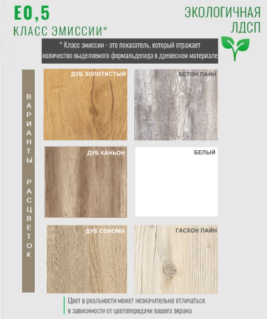 Кровать Биг 200х90 (дуб каньон+белый)  от Династия Kids