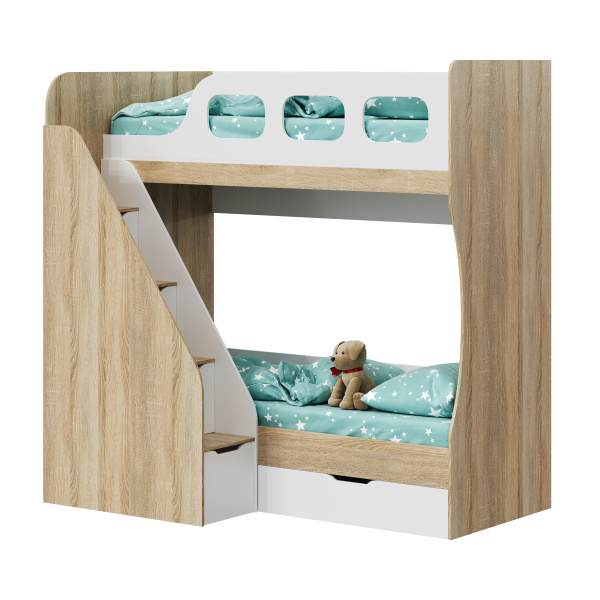 Кровать двухъярусная 190х80 Умка-6  от Династия Kids