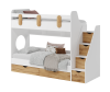 Двухъярусная кровать Фортуна (размеры и цвета разные) от Династия Kids