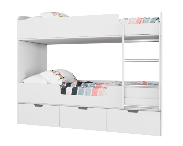 Двухъярусная кровать Малыши Двойняшки 180х80 (цвета разные)