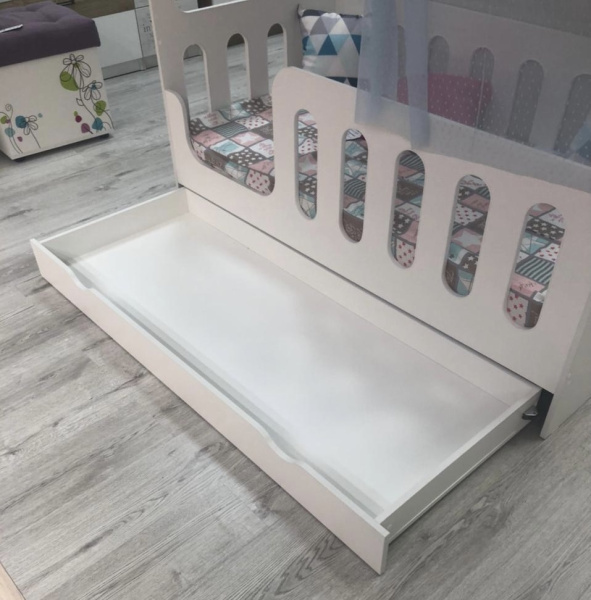 Кровать домик Теремок 160х80 с ящиком  от Династия Kids