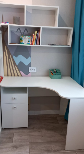 Стол угловой Умка (ширина 1400 мм)  от Династия Kids