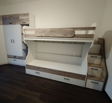 Двухъярусная кровать коллекции Гранд 190х90 от Династия Kids