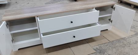 Тумба-комод 1800 мм Норд 1 (дуб каньон+белый)  от Династия Kids