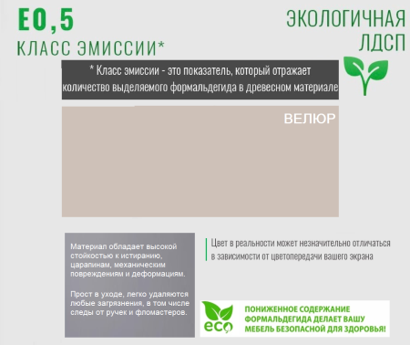 Шкаф 4-х дверный коллекции Брайт Велюр от Династия Kids