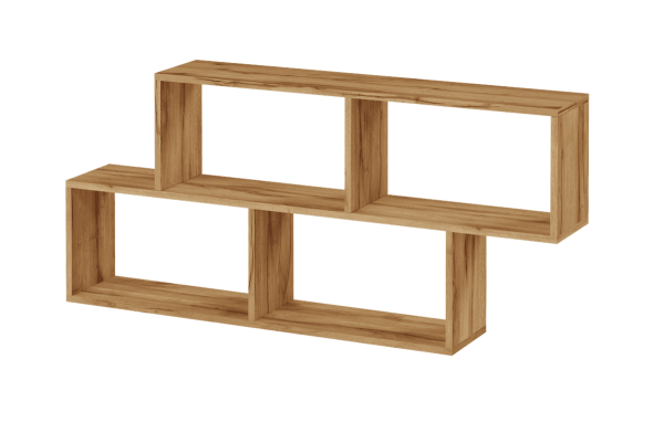 Комплект для 2 детей Брайт Золотистый (2 стола + пенал + 2 полки) от Династия Kids