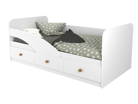 Комплект мебели для детской комнаты (кровать Умка-5 + перегородка + стол + полка)