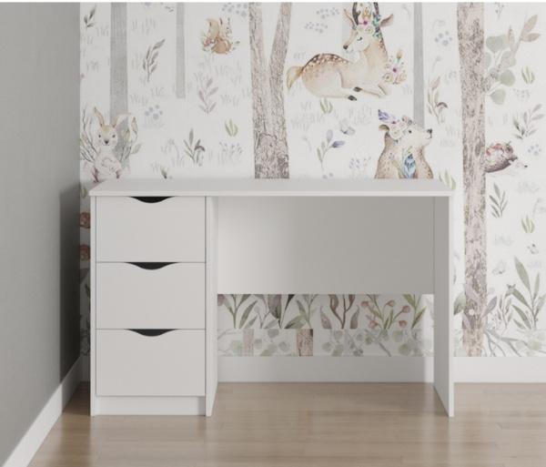 Стол Уют-2 (цвет белый) ширина 121 см от Династия Kids