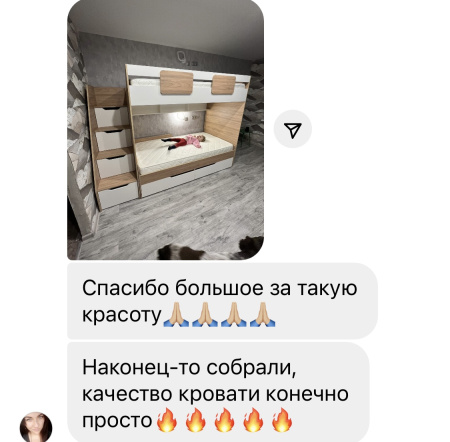 Кровать коллекции Мозаика 190х90 (распродажа) от Династия Kids