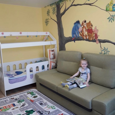 Кровать домик Теремок 160х80 (без ящика) от Династия Kids