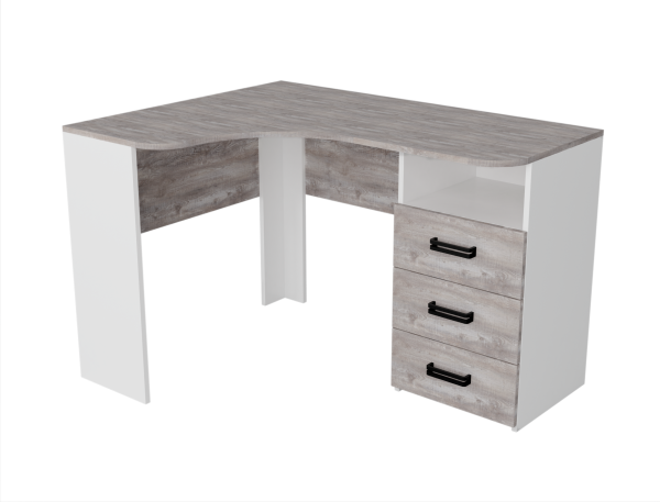 Стол угловой Гранд с 3 ящиками (ширина 1160 мм)