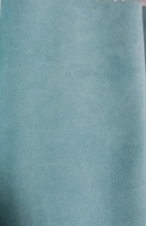 Мягкая кровать Nepos 90х200 (универсальный бортик). Велюр Тедди 335 (бирюзовый) от Династия Kids