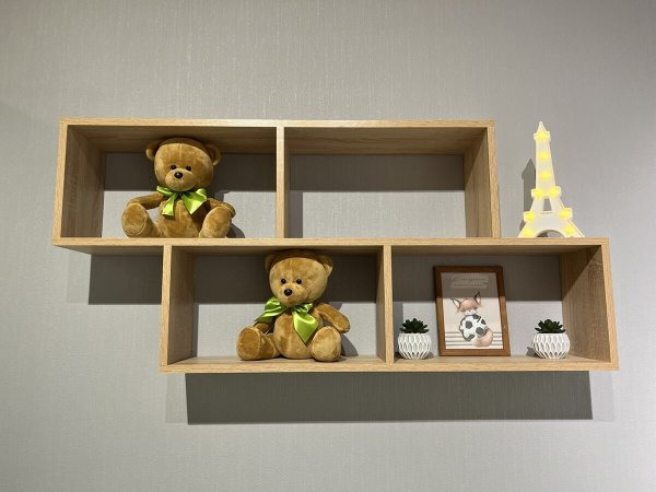 Полка навесная Юниор (дуб сонома) от Династия Kids