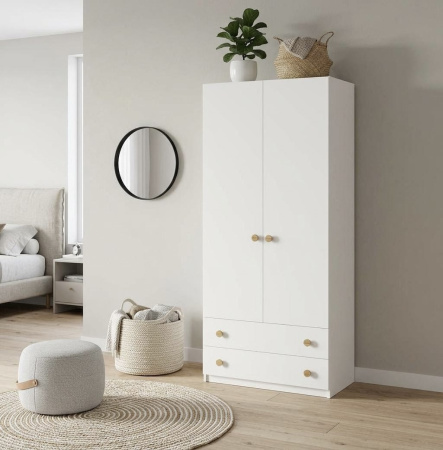 Комплект мебели: шкаф + кровать 190х90 выдвижная Дабл  от Династия Kids