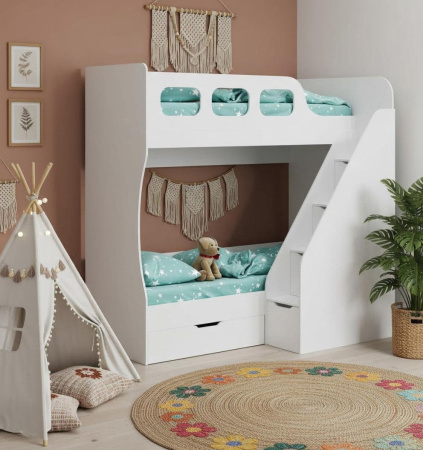 Кровать 2-х ярусная Умка-6  190х80  от Династия Kids