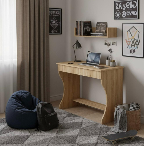 Компактный письменный стол Фортуна-3 (дуб сонома)