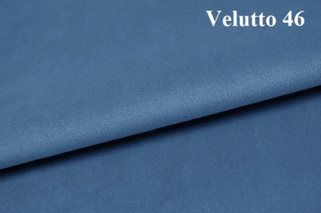 Мягкая кровать Nepos 200х90 (универсальный бортик). Велюр Velutto 46 (голубой) от Династия Kids