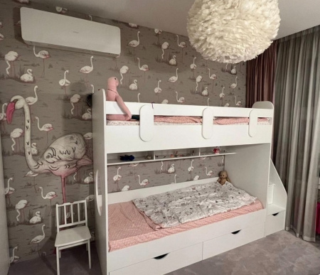 2-х ярусная кровать Фортуна 180х80 (цвет белый)