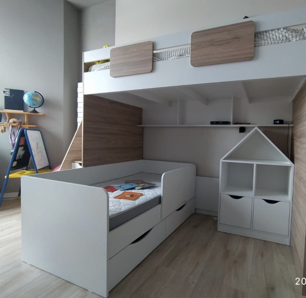 Кровать Малютка (правая/левая) 140х80 от Династия Kids